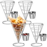 Peohud four-pack french-fries-stand for organized snack service at gatherings.