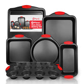 PERLLI non-stick cookie sheet for easy release and even browning when baking cookies