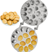 PetriStor Walnut Cookie Mold halves uniform for even baking