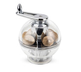 Peugeot 19501 Tidore Nutmeg Mill in clear acrylic for precise nutmeg shaving.