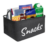 Phaicoilo snack organizer basket with large capacity for snacks and drinks