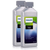 Philips CA6700/22 universal descaler 2-pack front view for easy machine care.