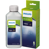 Philips Descaler bottle 250ml ready for routine descaling to extend machine life.
