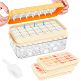 PHINOX ice tray with lid close-up highlighting easy-release mechanism.
