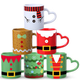 Pickmesh Christmas mug Santa design for cozy morning coffee or hot cocoa.