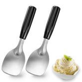 Pierides ice cream spade with flat edge design for precise scooping.