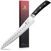 Piklohas 10-inch bread knife with serrated blade for precise, even bread slices