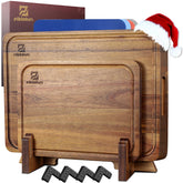 Piklohas cutting-board set with stand for organized prep space.