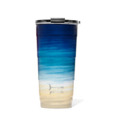 Pirani 26oz Ombre Stackable Tumbler in Sand Castle color, ready for travel and on-the-go hydration