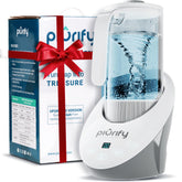 PIURIFY 50 Oz pitcher front view in BPA-free Tritan for confident hydration.