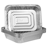 Plasticpro disposable 9x13 aluminum foil pans top view, sturdy bake-and-serve pan.