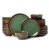 Pokini 10-inch dinner plates in modern stoneware offer durable daily dining with style.