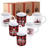 Potchen Let It Snow forest mug for cozy winter coffee at home