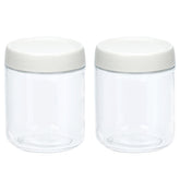 Povinmos 2-pack overnight oats jars with wide-mouth design for easy filling and cleaning
