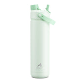 POWCAN 26 oz mint bottle front view shows cooling capability on the go