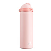 Powcan 32oz insulated bottle with 2-in-1 lid for easy one-handed hydration on the go.