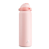 Powcan 40 oz bottle with 2-in-1 lid for quick on-the-go hydration.