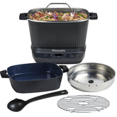 PowerXL Stirmax Deluxe paddle 360° in action for hands-free stirring.