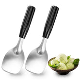 POWSHELF flat-edge ice cream spade for easy hard-ice scooping