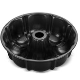 P&P CHEF 10inch black non-stick cake pan for easy release and even browning.
