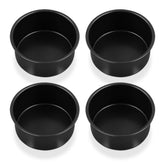 P&P CHEF non-stick cake pan set 4-inch outer coating for easy release.