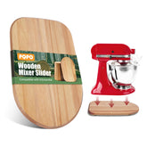 PQPO mixer slider mat on KitchenAid mixer for smooth, effortless repositioning