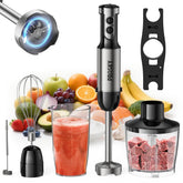 Prasky immersion blender with 1200W motor for smooth sauces and creamy soups.