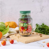 Prepara The Original Salad Pod shows the dressing capsule for mess-free meals