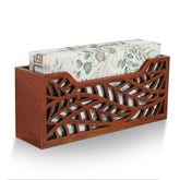 Primo Lines guest towel holder with laser-cut floral pattern for ambient decor