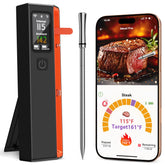 PROGRACE smart thermometer base with wireless control for real-time cooking alerts.