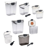 Progressive ProKeeper flour keeper with measurement marks for precise baking.