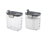 Progressive ProKeeper sugar container 2.5-quart with silicone seal for freshness and easy pouring.