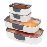 ProKeeper deli container set four-pack on counter for organized airtight storage