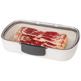 ProKeeper deli storage container with lid closed for airtight freshness.