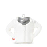 Puffin The Puffy Jacket 12oz can insulator keeps drinks icy cold.