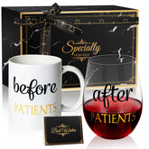 PUGED Before Patients coffee mug in hand, ready for daily use and rituals