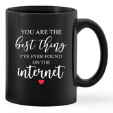 PUHEI mug front view shows compact 11 oz size for daily coffee rituals.