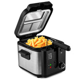 Pukomc deep fryer basket ready for quick, even frying at home.