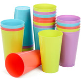 Pumtus 24-pack tumblers in assorted colors for everyday hydration.