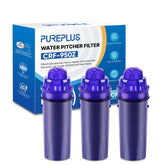 PUREPLUS CRF950Z filter front view; fits Pur pitchers for cleaner tasting water.