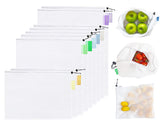 Purifyou 9-pack reusable bags ready for farmers market shopping and storage