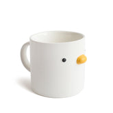 PURROOM cute duck mug with hand glazed chick face for cozy morning coffee
