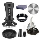 PUZZLEQ 51mm calibrated tamper for consistent espresso pressure and extraction