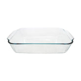Pyrex 233-D deep hold-everything dish, top view, ideal for layered casseroles
