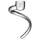 qAp spiral dough hook for KitchenAid 18/8 stainless, designed for efficient kneading