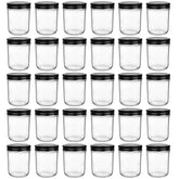 QAPPDA 6oz glass jar with wide mouth ideal for honey storage