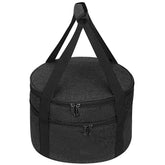 QCWN casserole carrier with 12.5-inch footprint and durable fabric for reliable potluck transport.