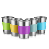 Qrooper 12oz stainless steel cups show unbreakable durability for kids and adults.