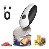 QTDHG electric can opener in action with one touch operation