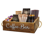 QUALLON coffee station organizer with removable dividers for tidy K-Cups and snacks